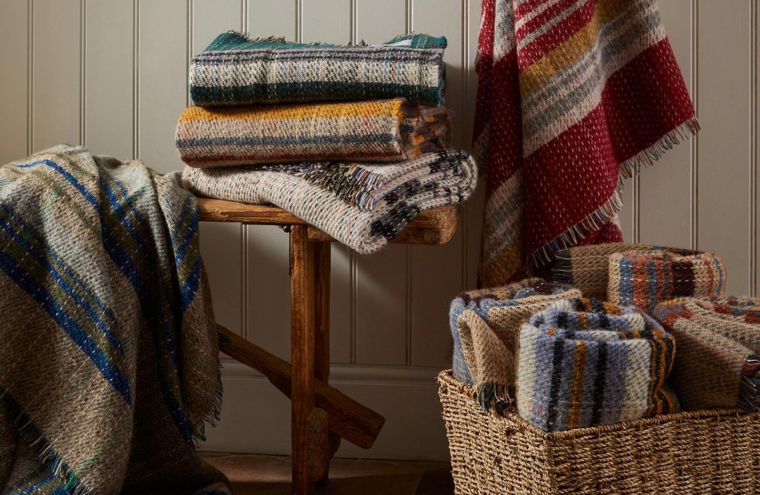 Discover Our Recycled Wool and Cotton Blankets