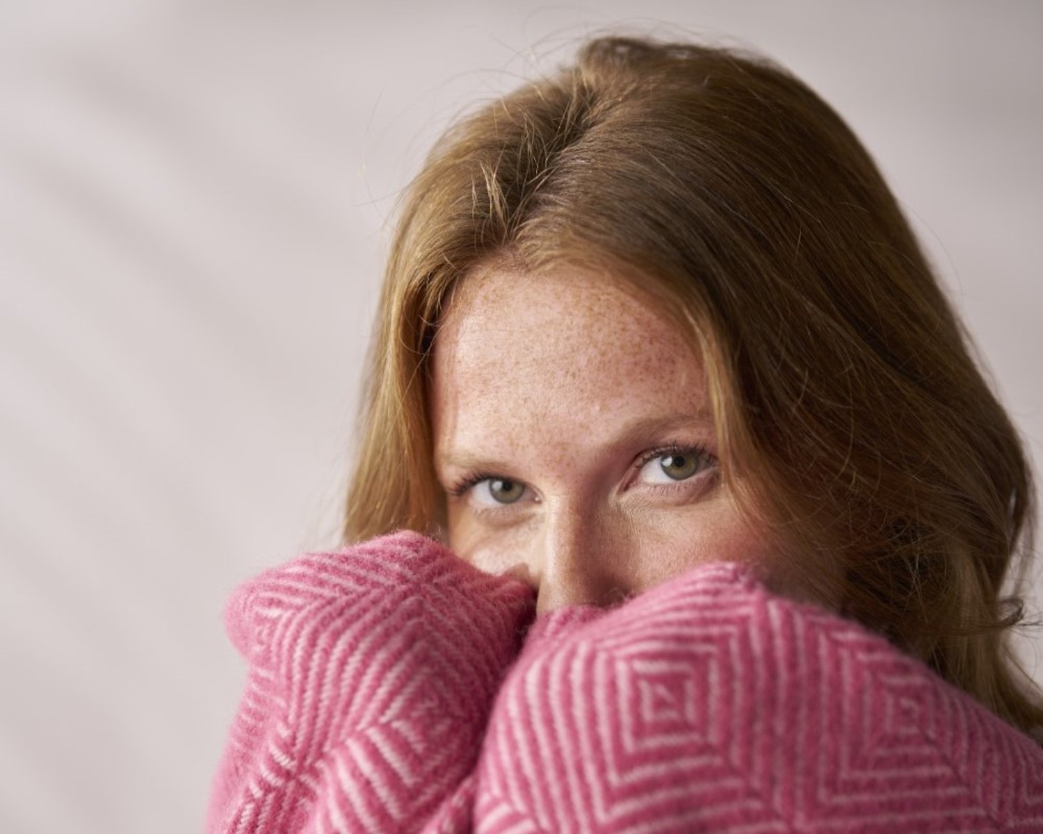 Pink Wool Blanket From The British Blanket Company