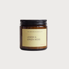 Amber Jar Candle: Lemon & Green Moss