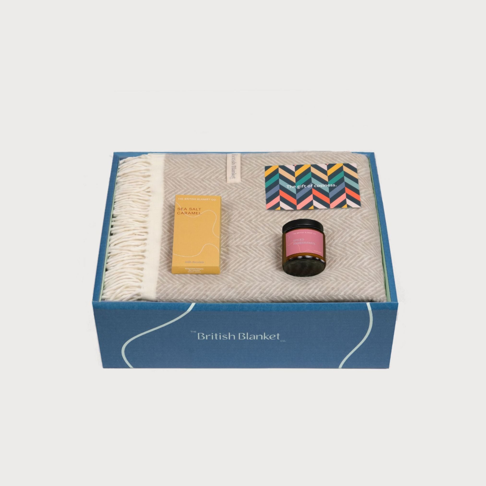Clifton Blanket Gift Box: Bath Stone