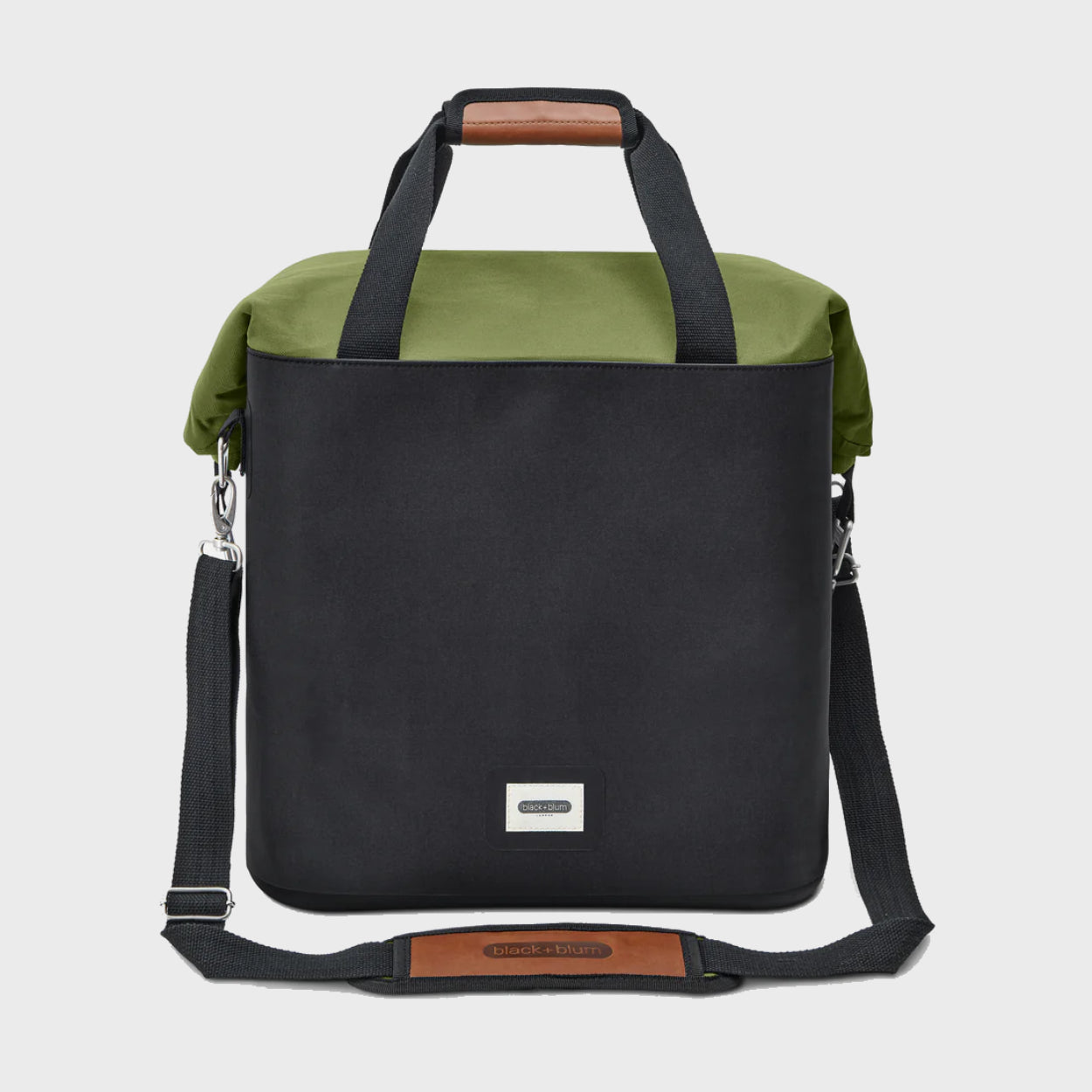Large cooler bag by Black & Blum in moss and black