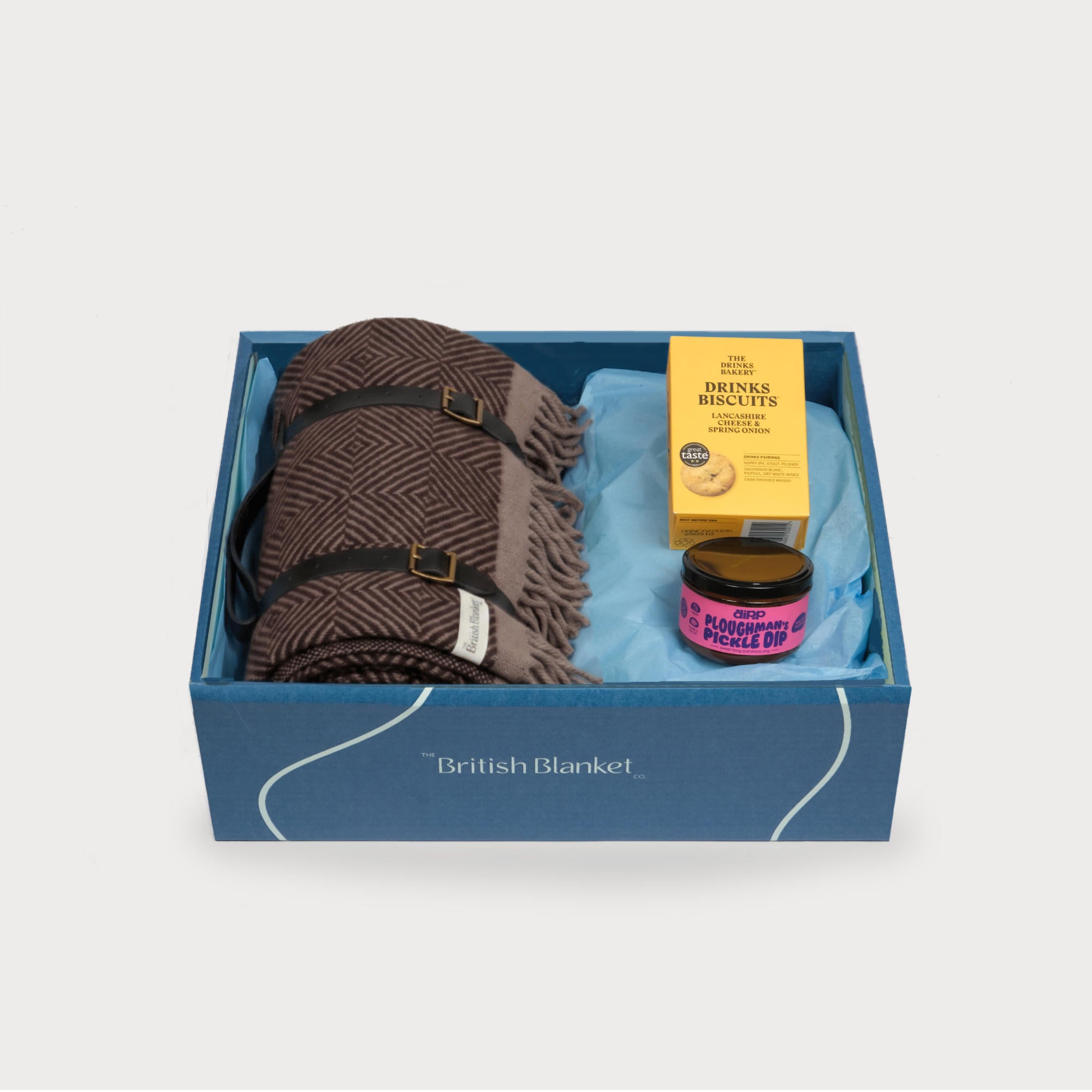 Picnic Blanket Gift Box: Blackberry & Heather