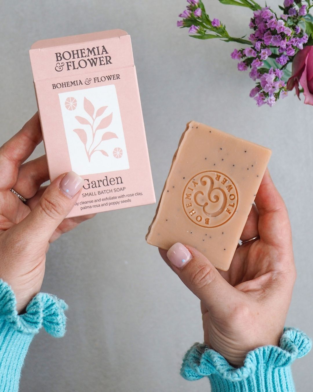 Summery scented soap handmade in the UK
