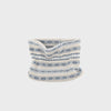 Cashmere Blend Fair Isle Snood Scarf: Sky