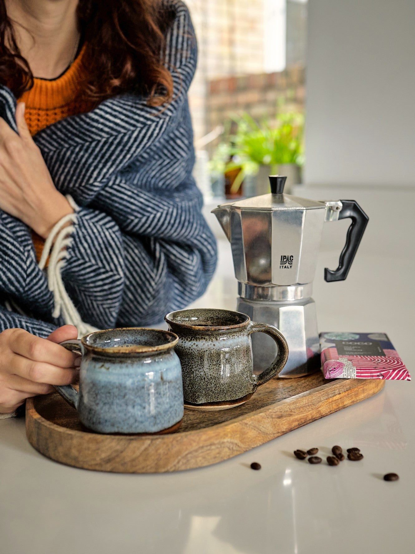 handmade mugs Blanket cosy gift box collection by The British Blanket Company