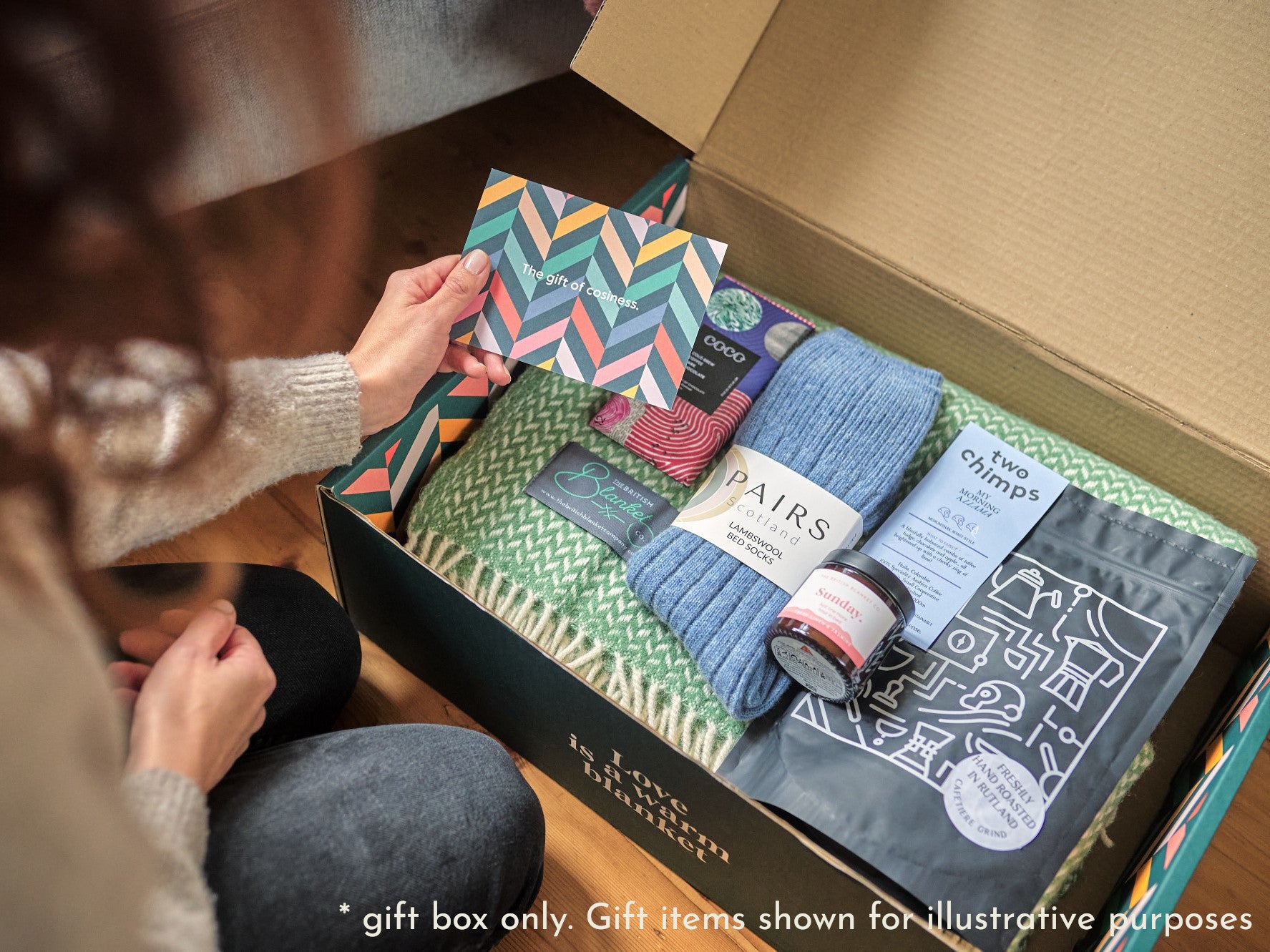 Blanket cosy gift box collection by The British Blanket Company