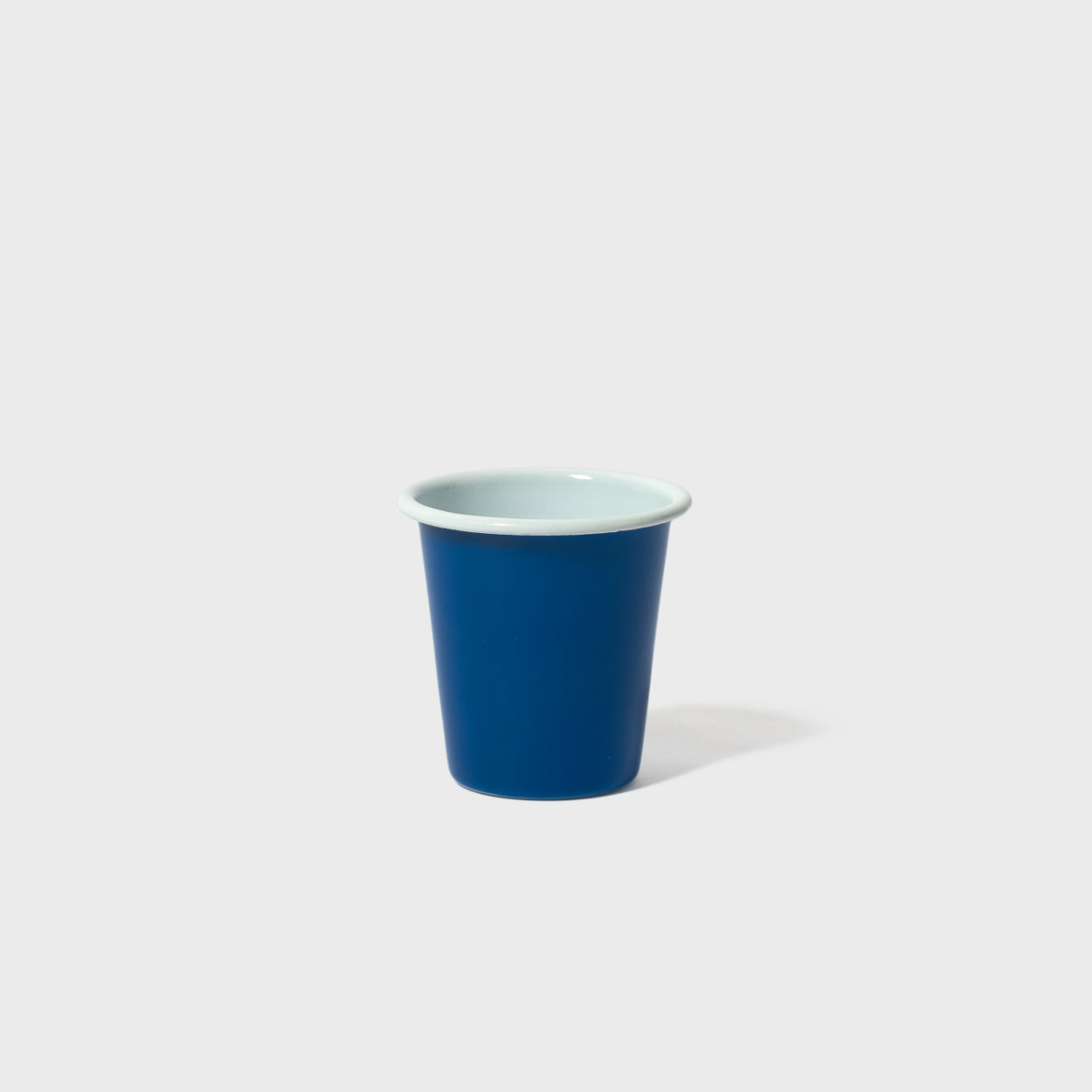 Falcon Enamelware teal blue tumbler for outdoor dining and camping