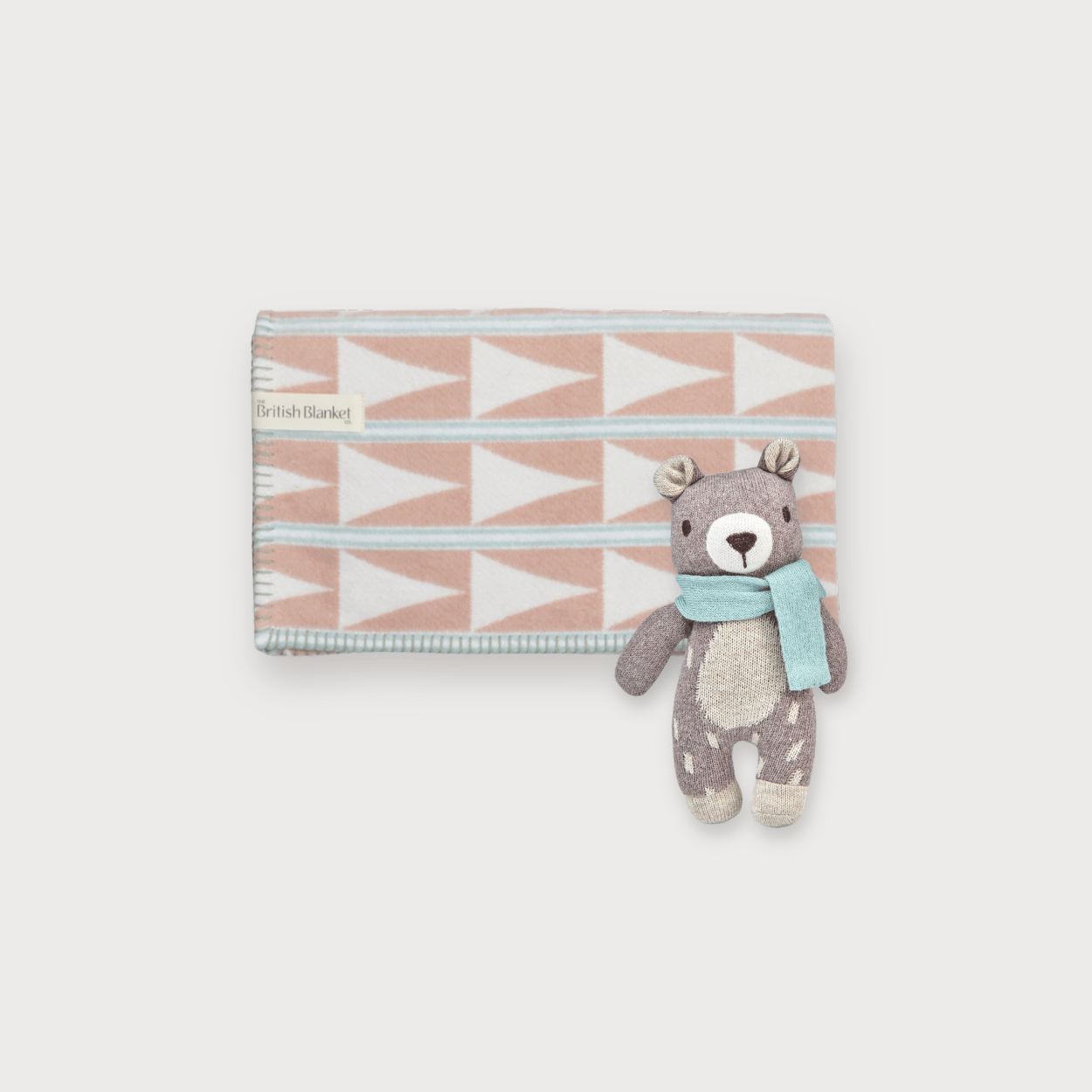 Cloud Cotton Baby Blanket Gift Bundle: Harmony Blossom