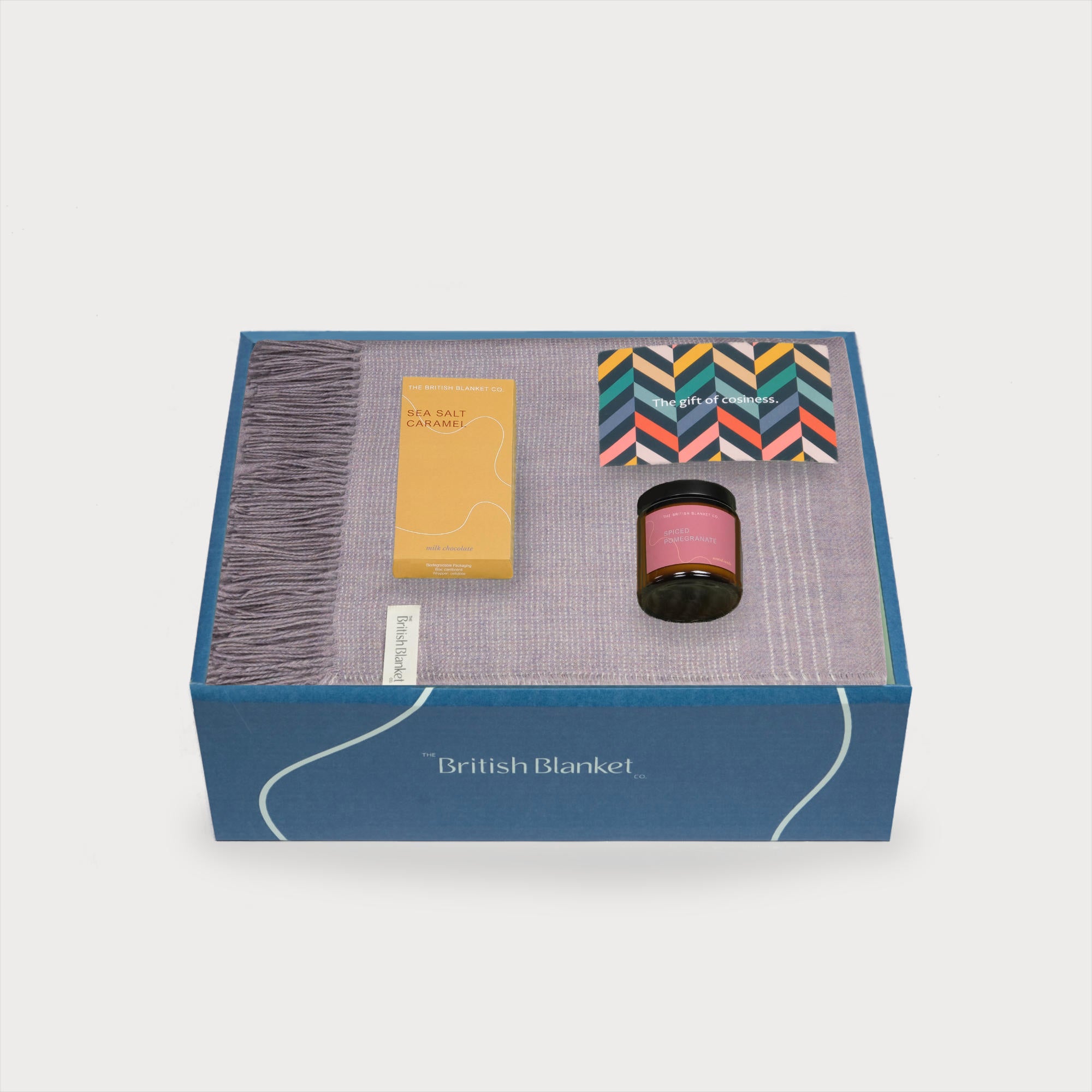 Alpaca Blanket Gift Box: Heather Pink
