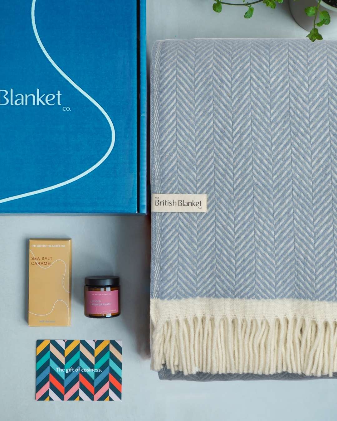 Clifton Blanket Gift Box: Harbourside