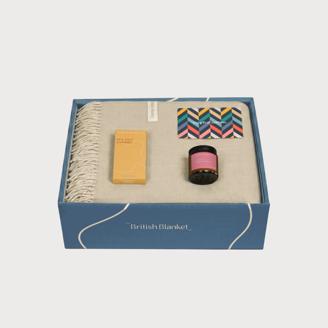 Merino Blanket Gift Box: Basswood