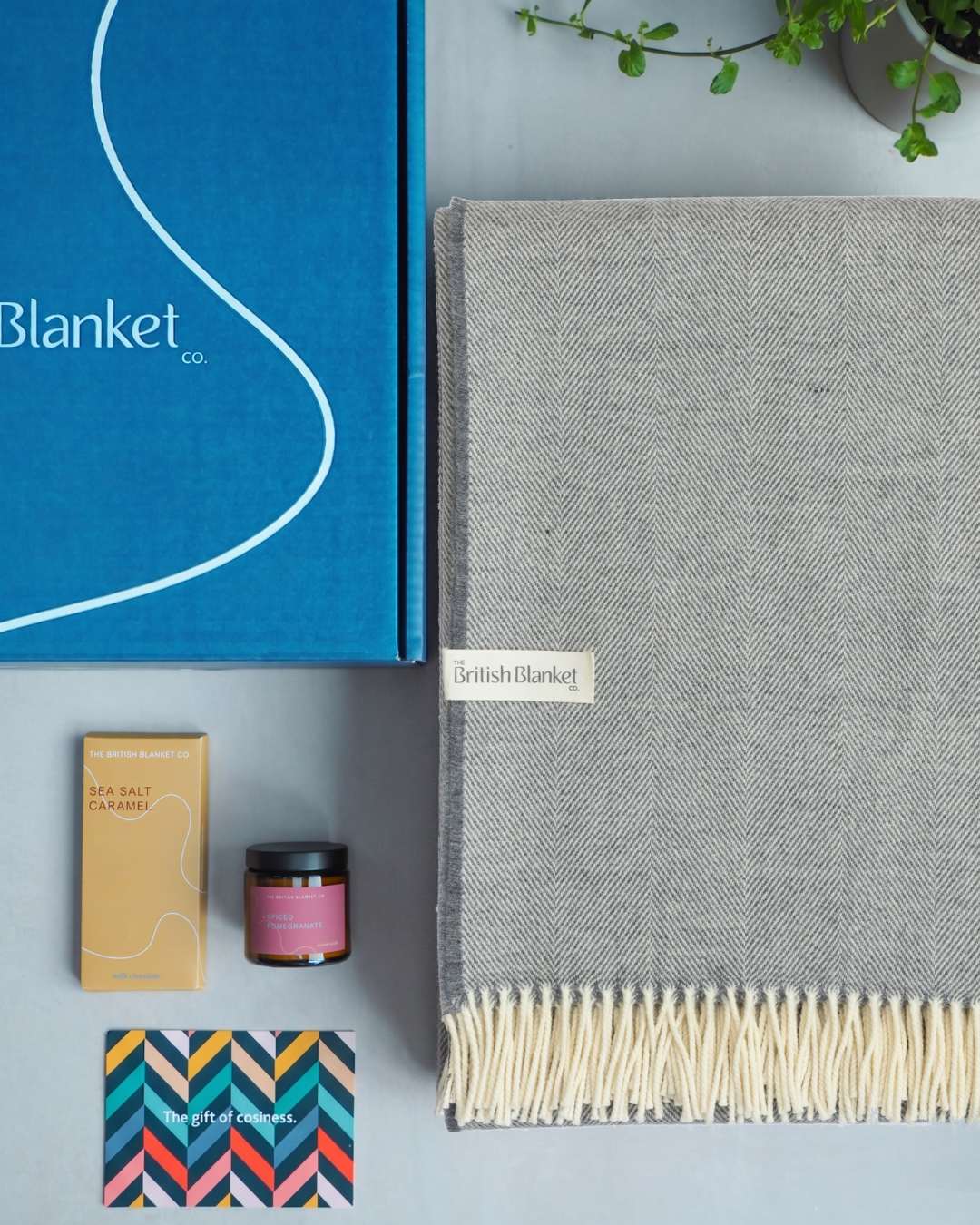 Merino Blanket Gift Box: Uniform Grey