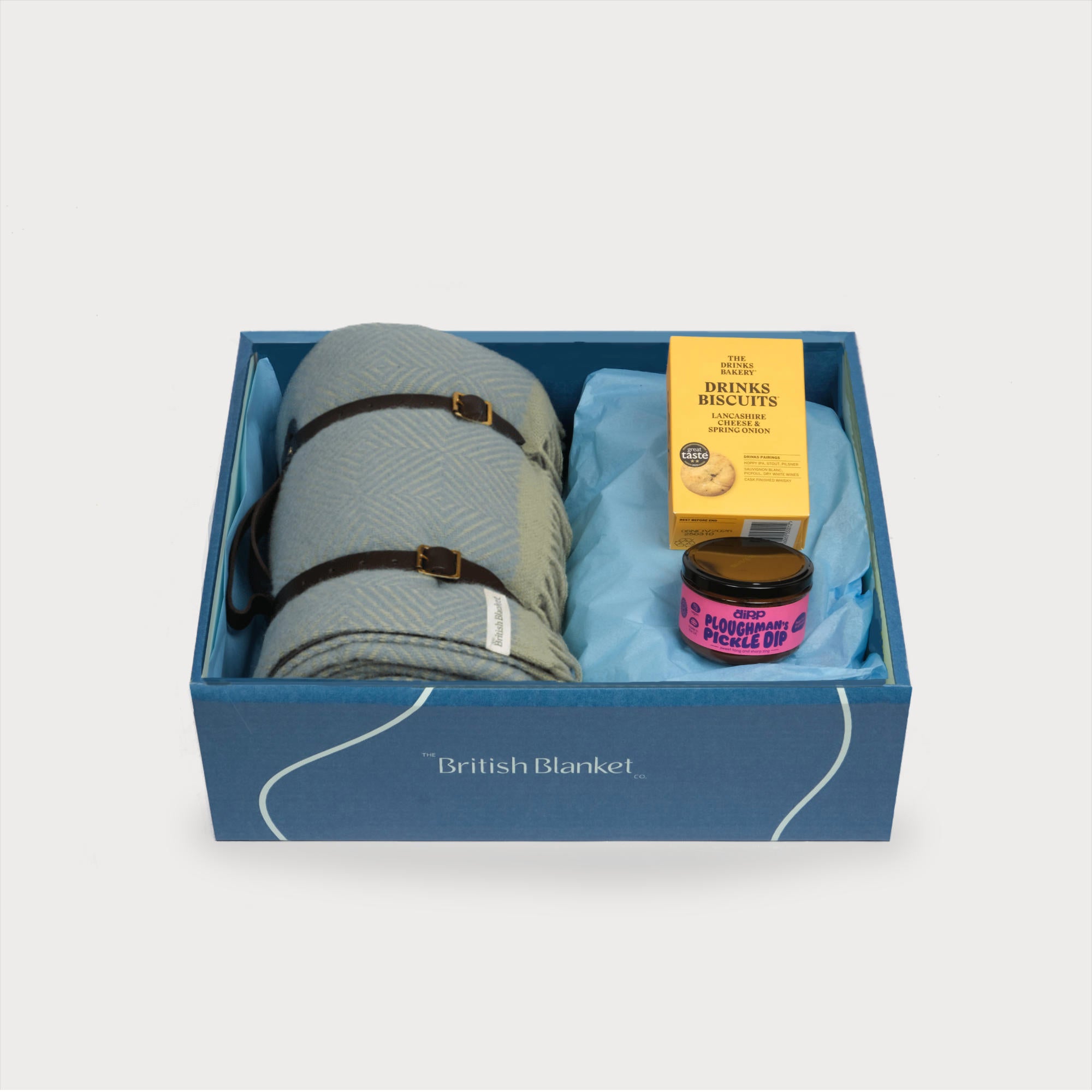 Picnic Blanket Gift Box: Sea Holly & Lichen