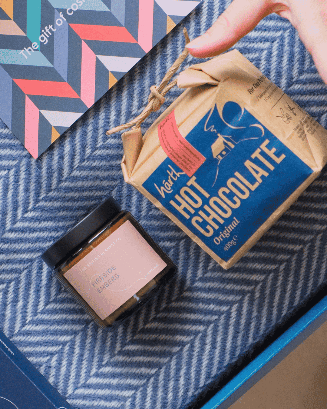 Luxury Christmas Blanket Gift Box: Steamship
