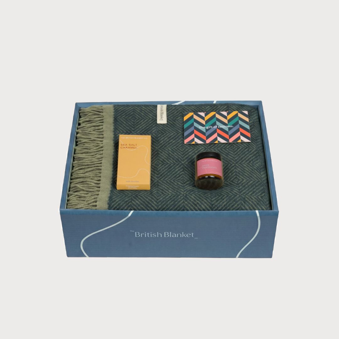Wildweave Blanket Gift Box: Juniper & Moss