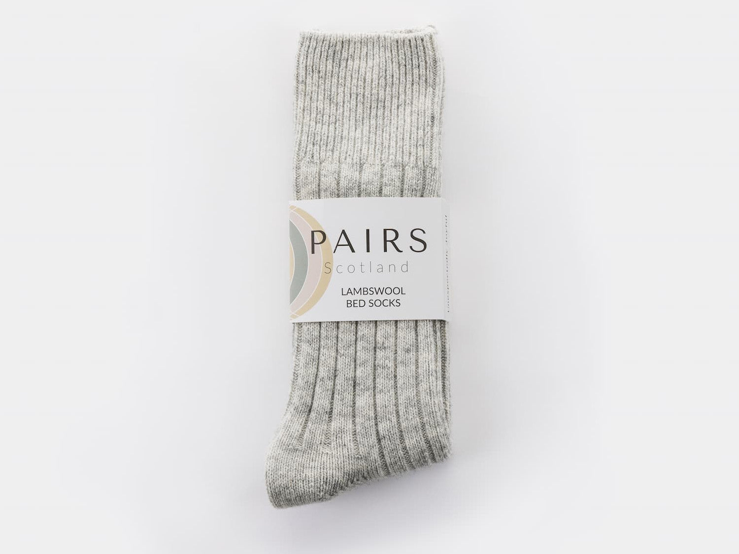 lambswool bed socks at The British Blanket Company