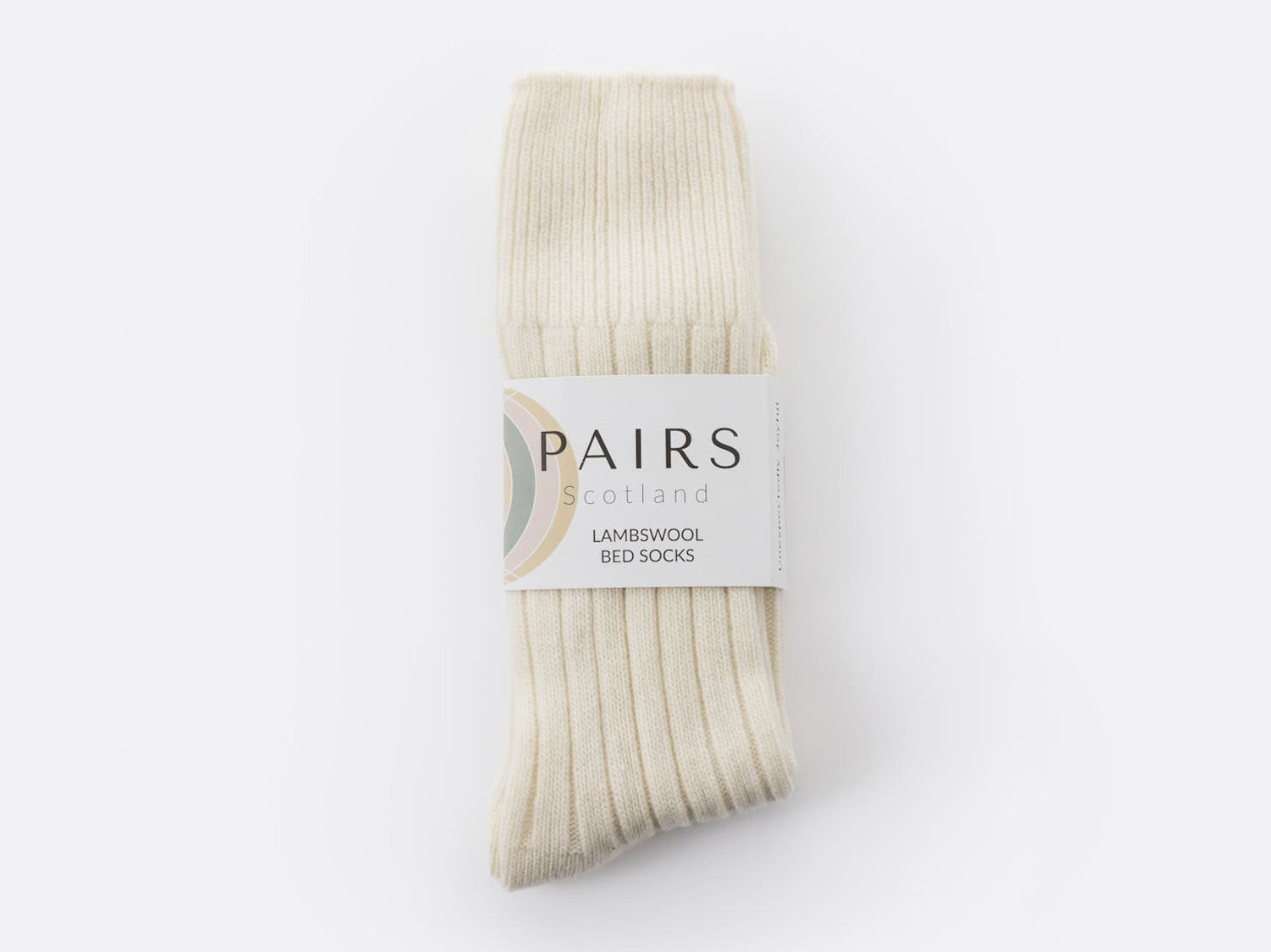 lambswool bed socks at The British Blanket Company