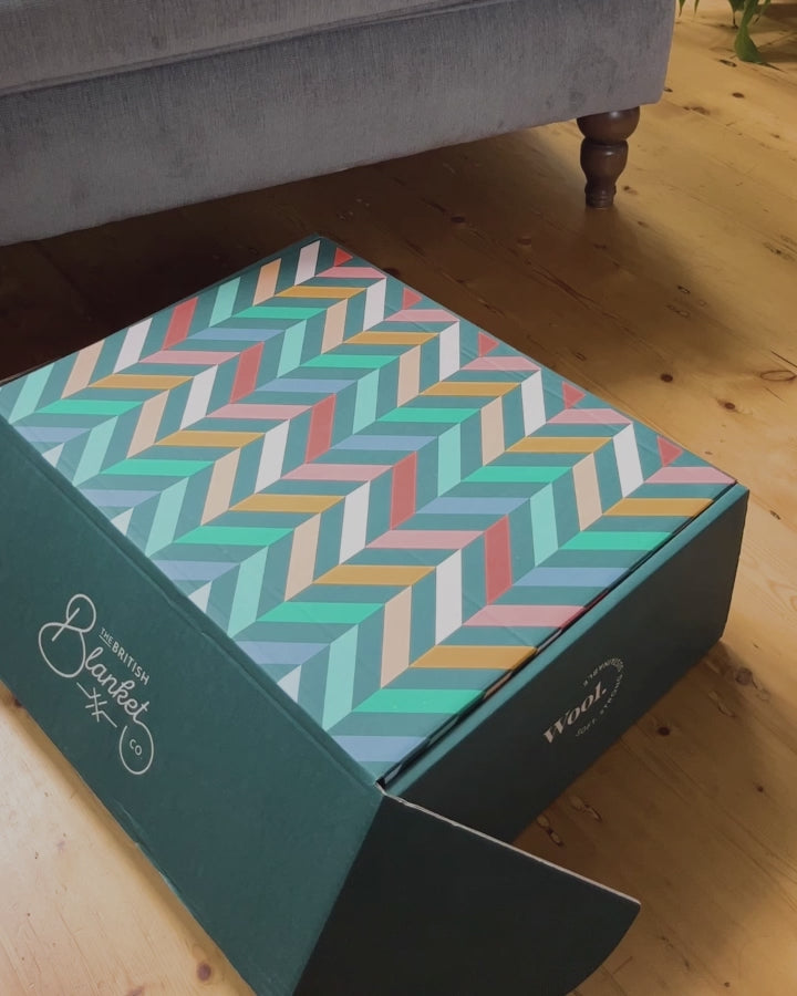 box Cosy gifts collection by The British Blanket Company