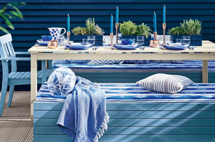 Outdoor dining blankets sale