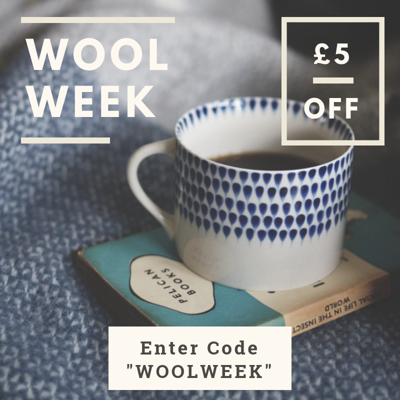 Wool Week 2018 - £5 off any full-size throw
