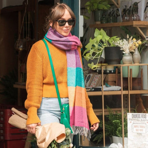 Pure wool scarves and oversized blanket scarf collection by The British Blanket Company online shop