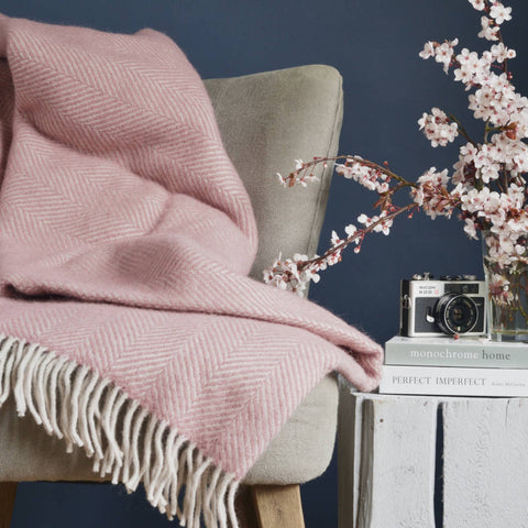 Soft Grey Check Blanket Scarf – Flamingo Boutique