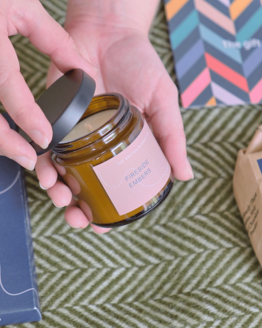 Luxury Christmas Blanket Gift Box: Blaise