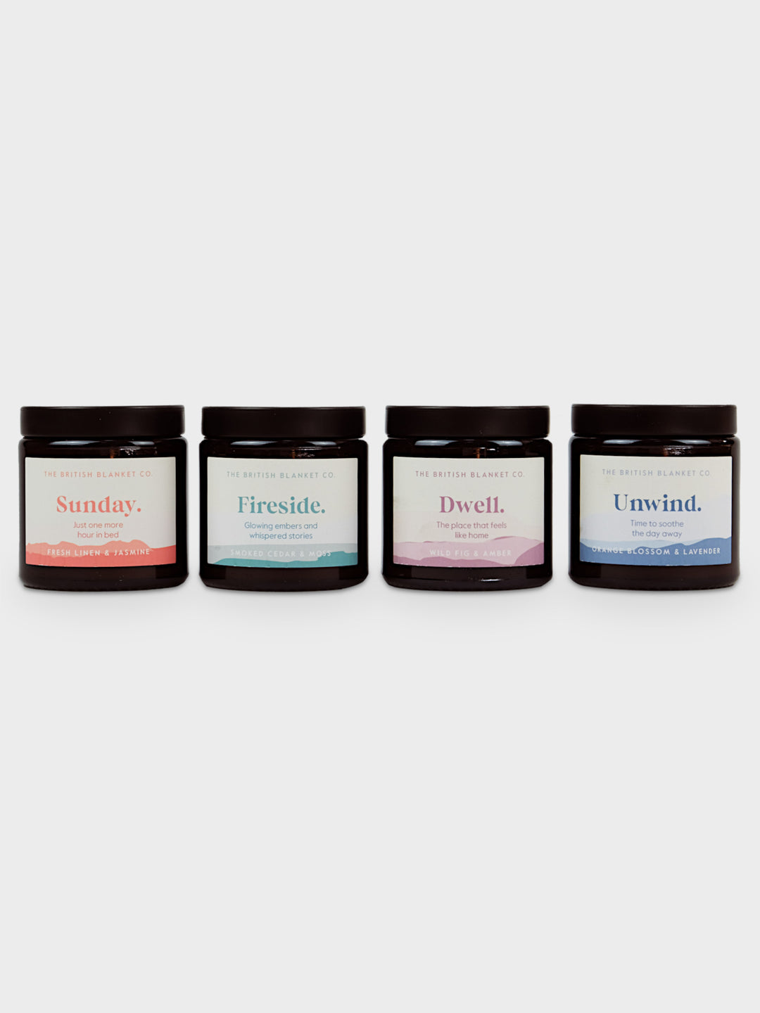 candles Cosy gifts collection by The British Blanket Company