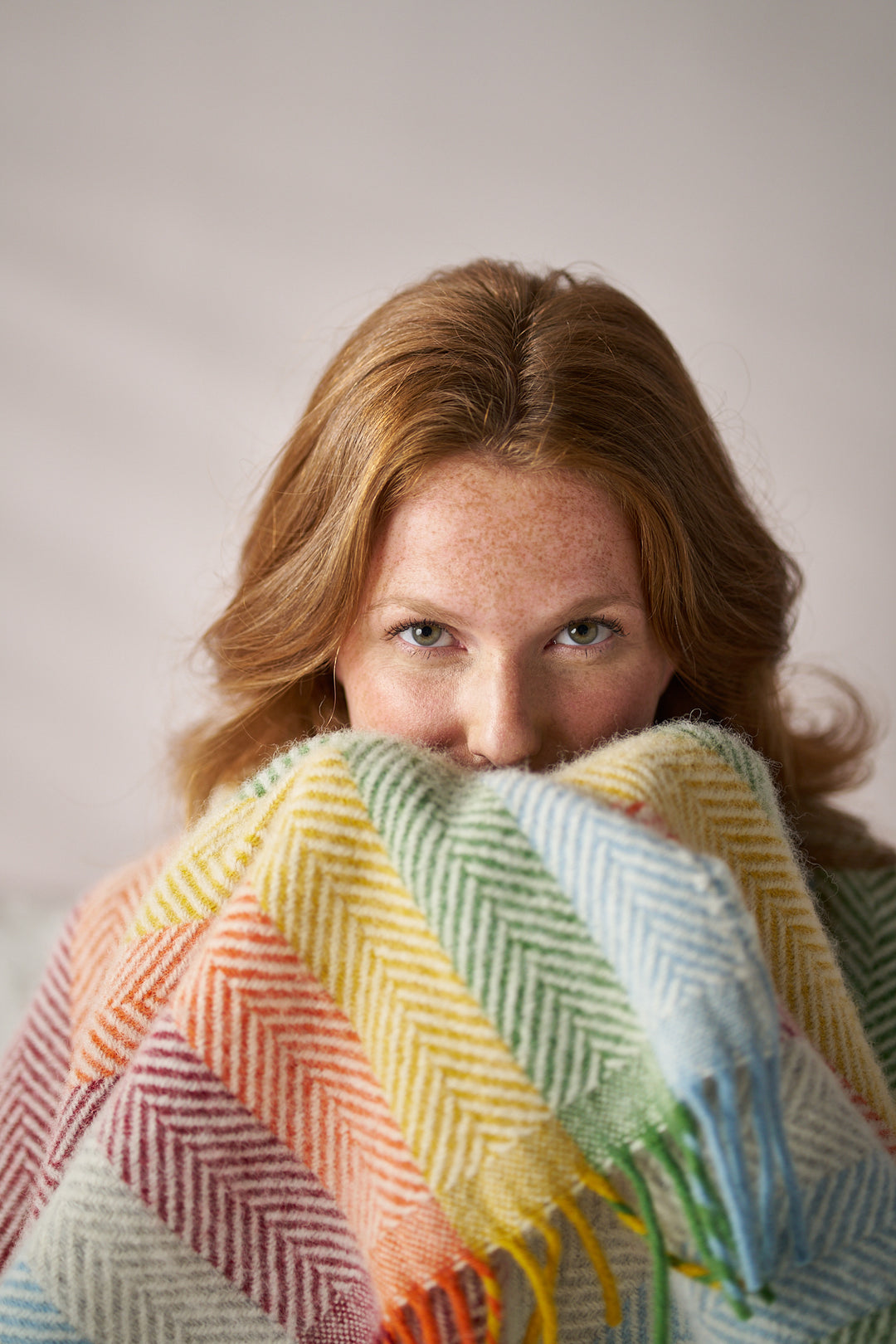 British Pattern Print Hooded Blanket