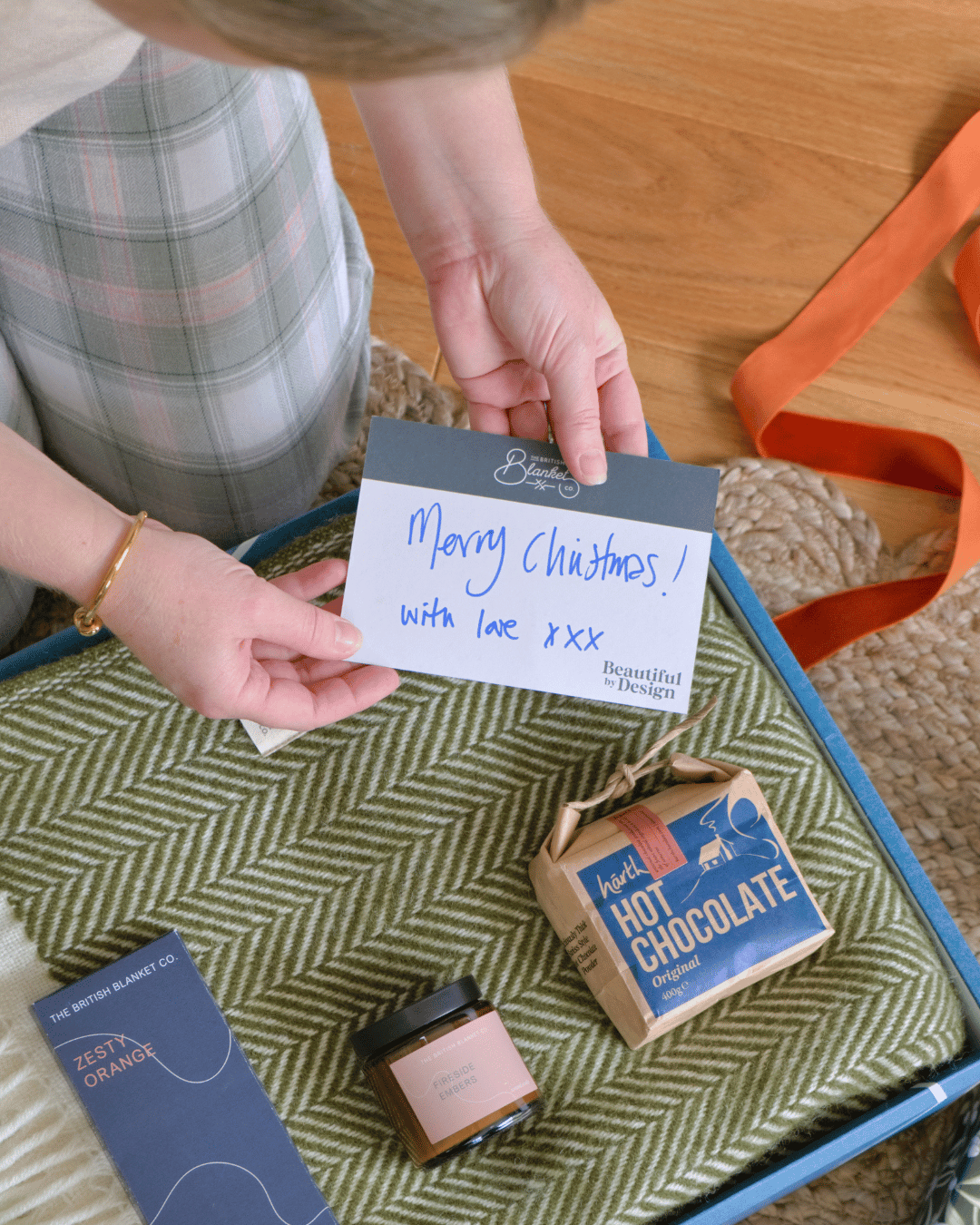 Luxury Christmas Blanket Gift Box: Blaise