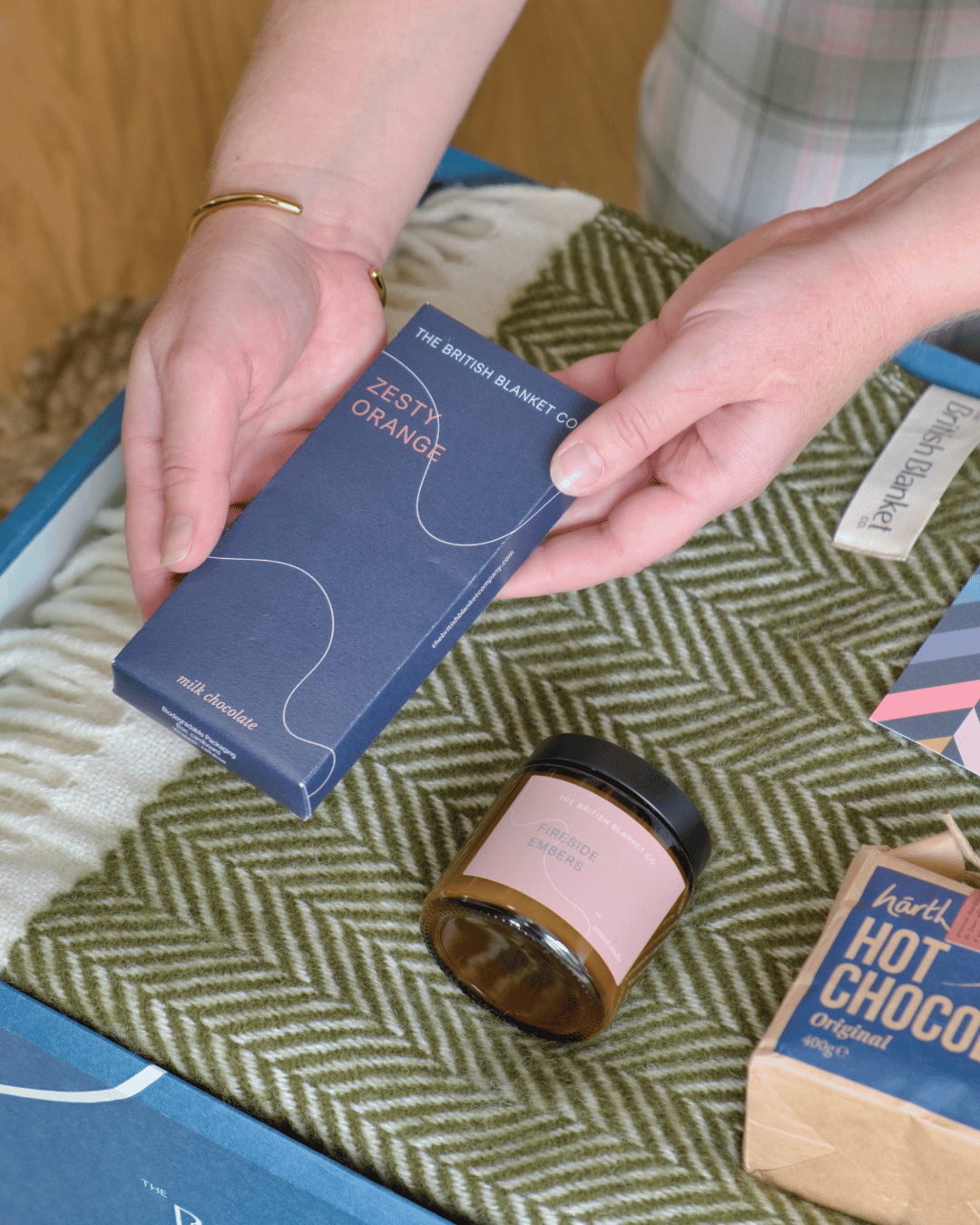 Luxury Christmas Blanket Gift Box: Blaise