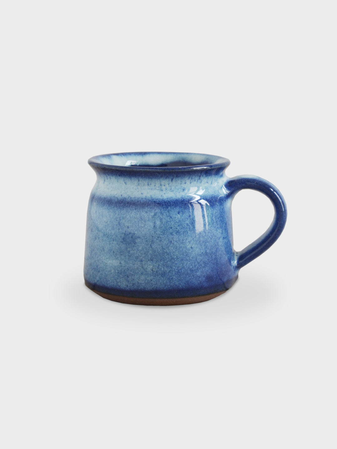 Handmade mug with Blue Glaze