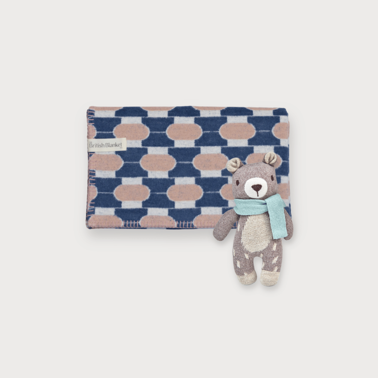 Cloud Cotton Baby Blanket Gift Bundle: Boatyard Shell