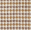 100% British Lambswool Gingham Blanket: Natural