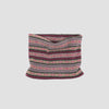 Cashmere Blend Fair Isle Snood Scarf: Rose