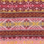 Cashmere Blend Fair Isle Wrist Warmers: Berry