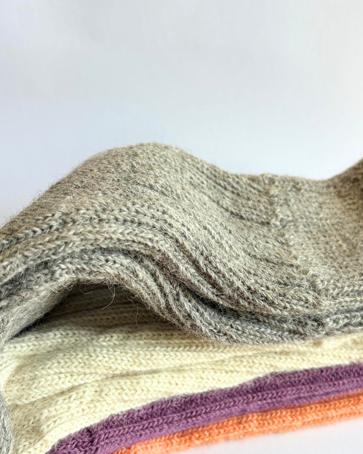 Alpaca Bedsocks: Grey