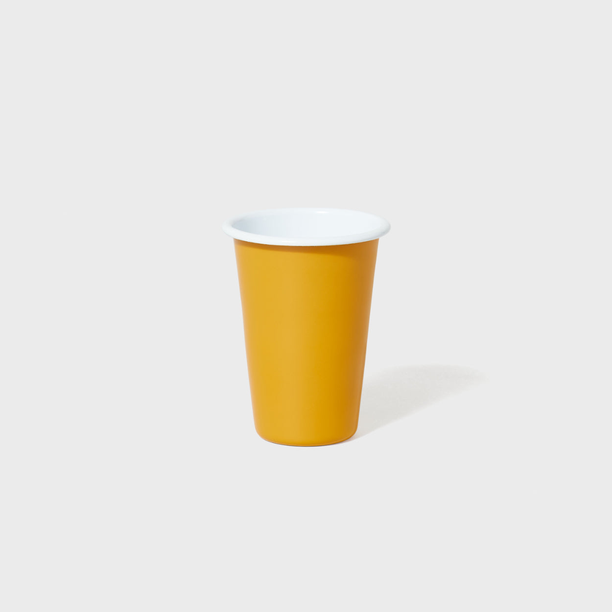 Enamel Tumbler Tall: Mustard Yellow