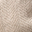 Clifton Herringbone Blanket: Bath Stone