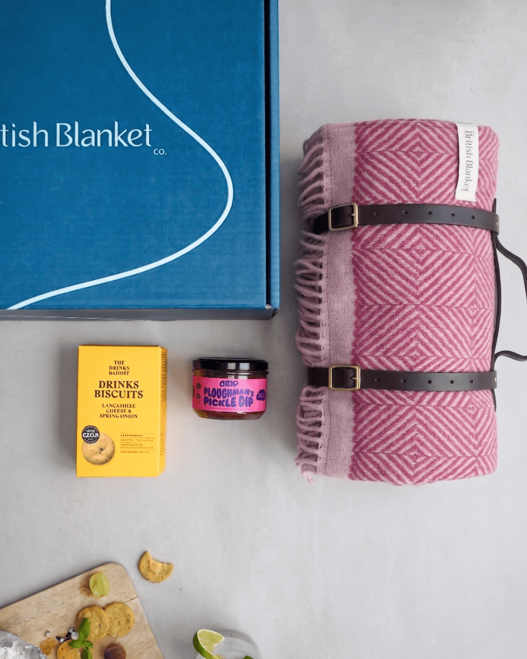 Picnic Blanket Gift Box: Clover & Briar Rose