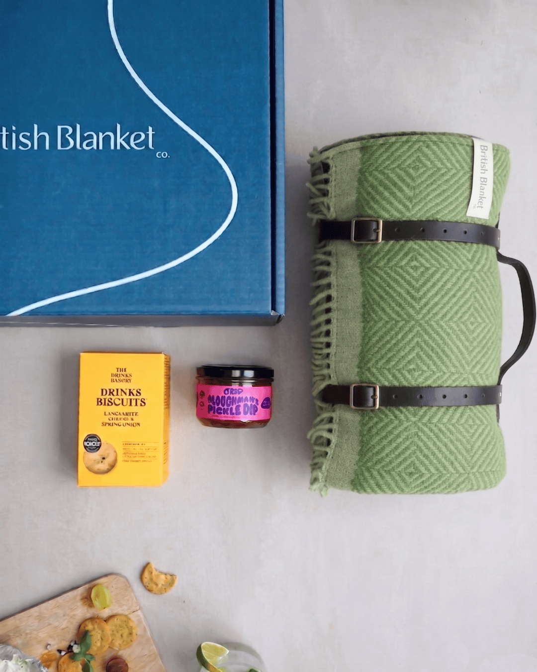Picnic Blanket Gift Box: Fennel & Catkin