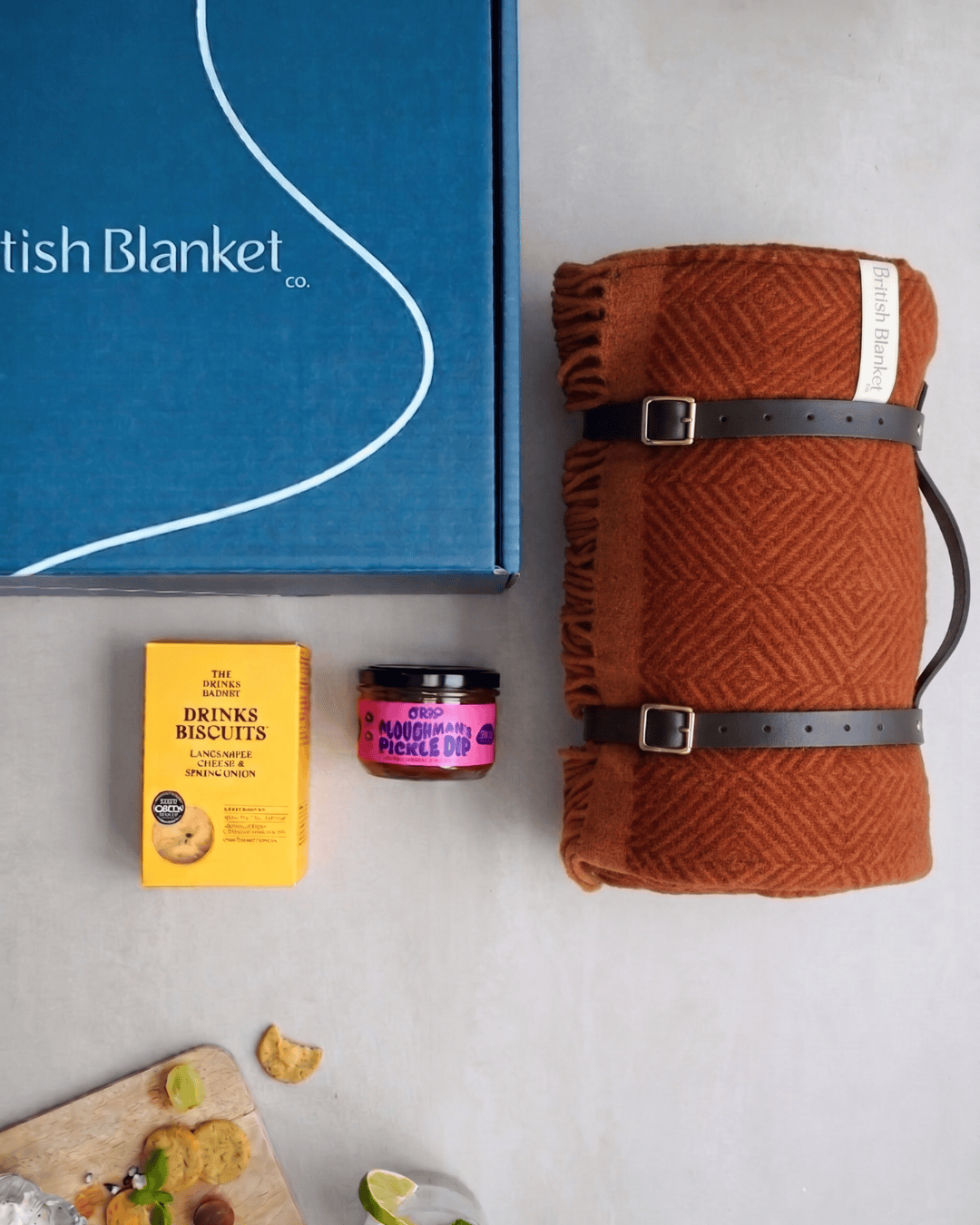 Picnic Blanket Gift Box: Rowan & Beech