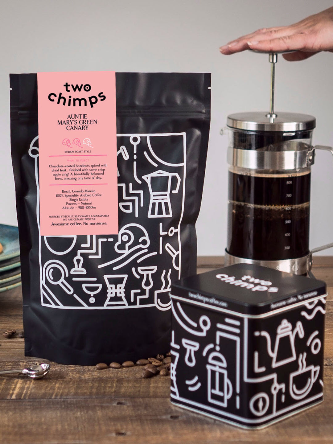 Two Chimps coffee at The British Blanket Company