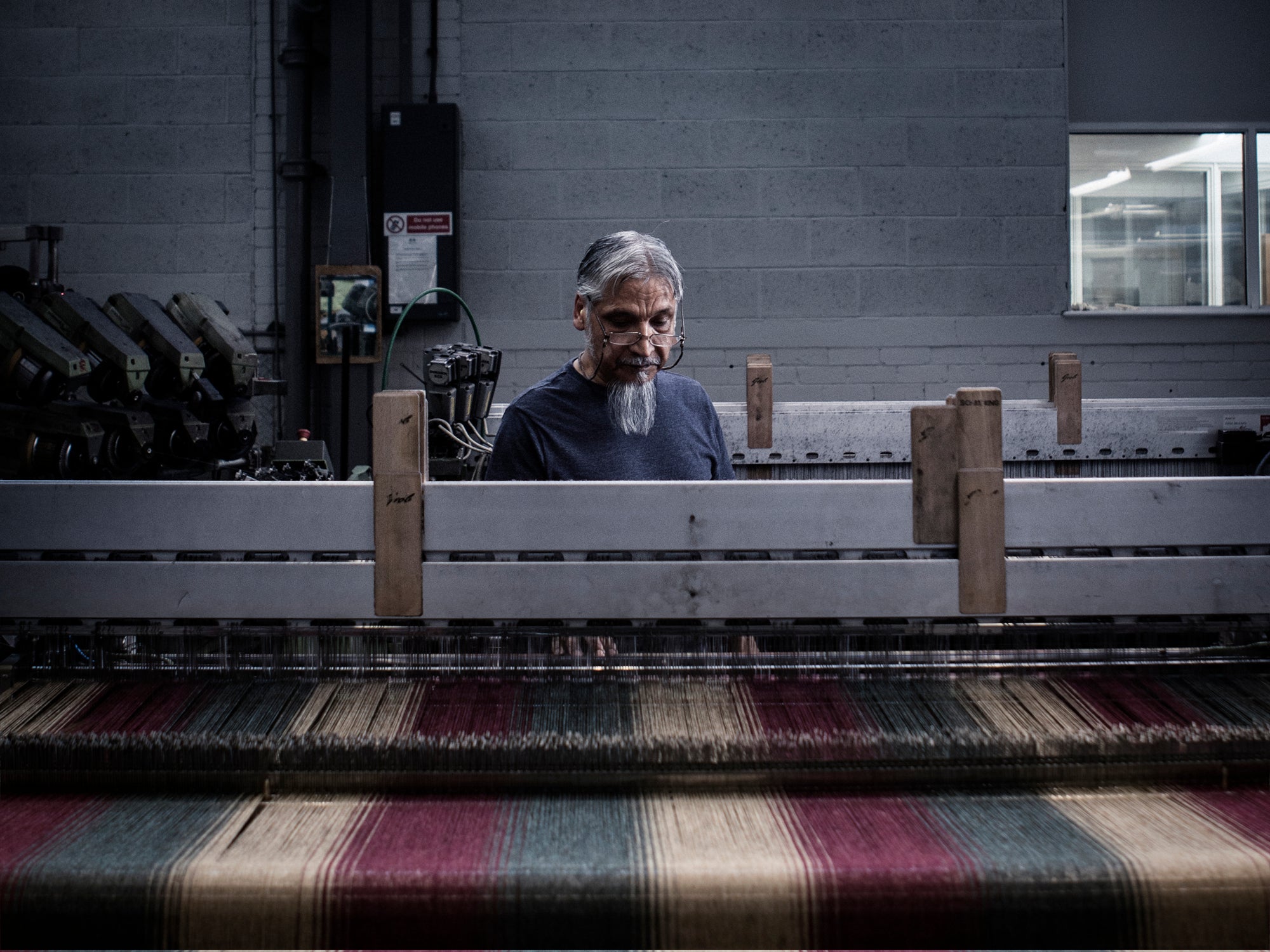 wool blankets being made in mills. 100% wool made in Britain. UK wool blankets free delivery