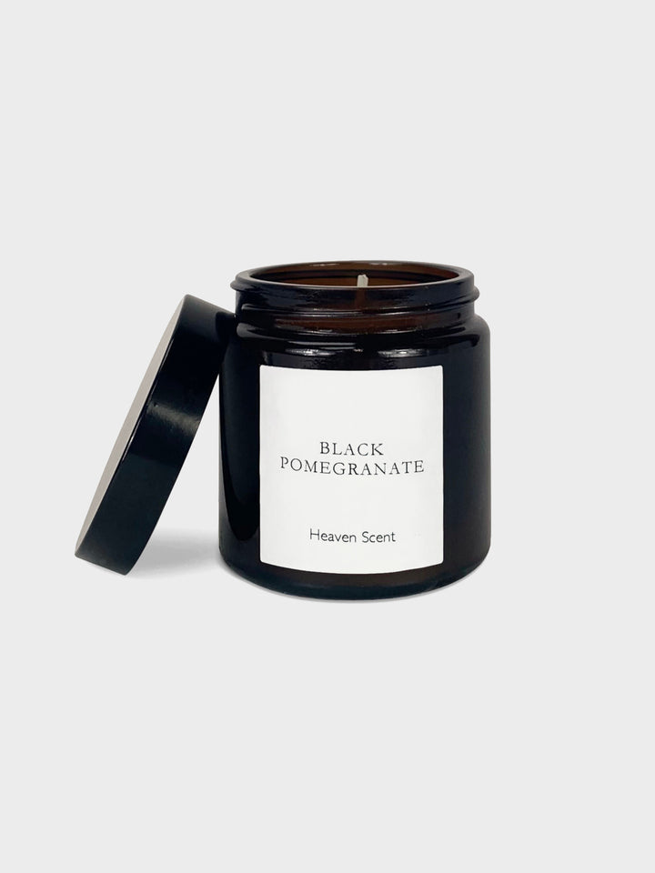 Amber Jar Candle - Black Pomegranate The British Blanket Company cosy gifts
