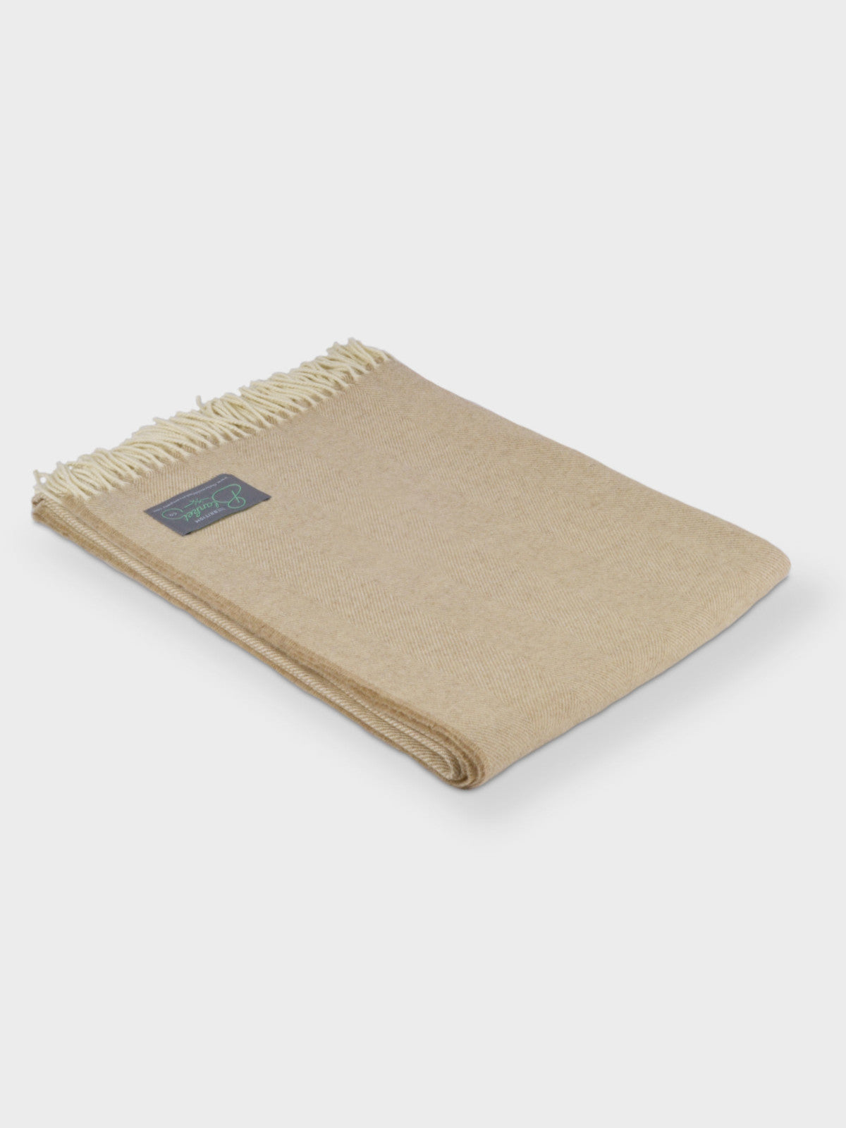 Basswood Supersoft Merino Herringbone Blanket – The British Blanket Company