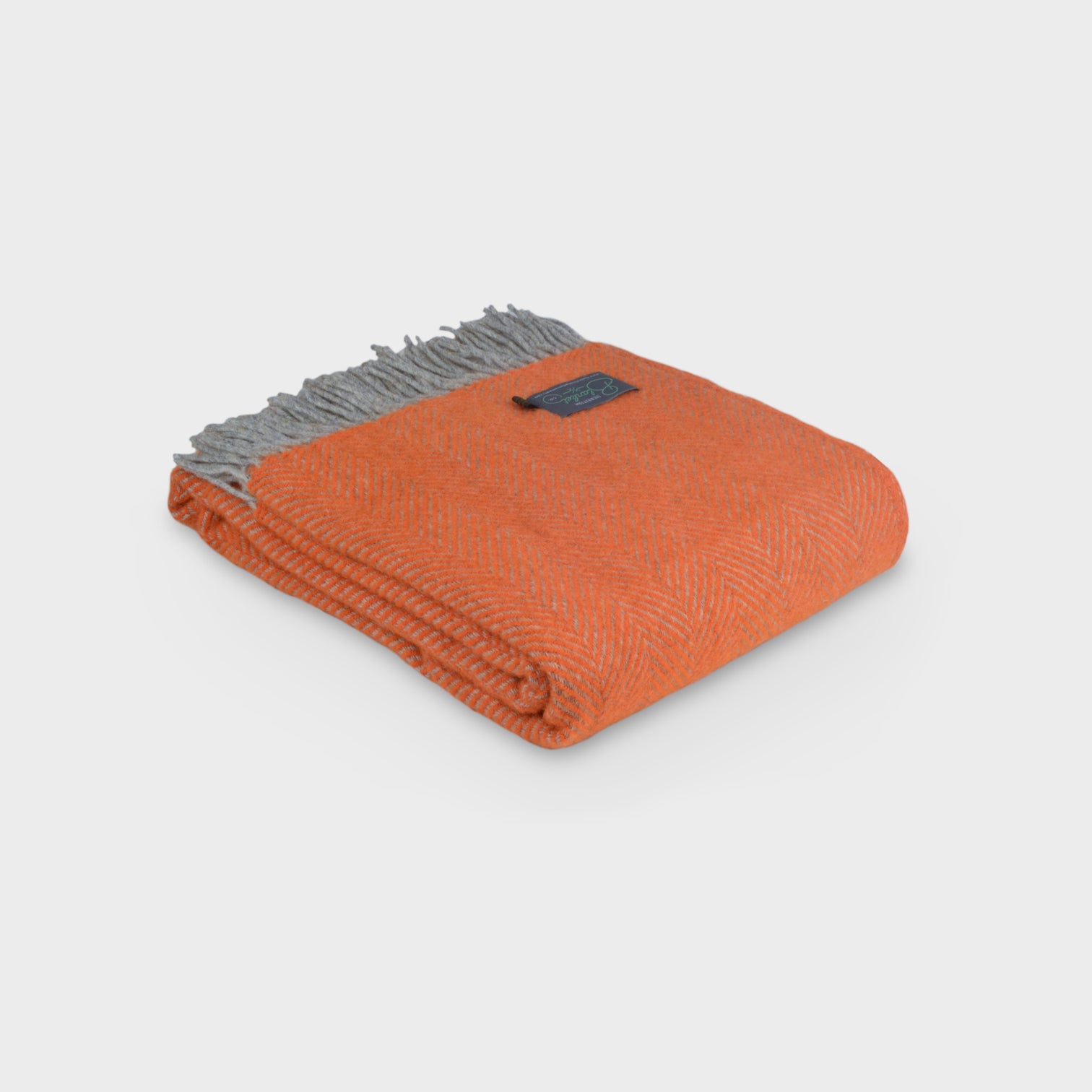 British Print Pattern Hooded Blanket