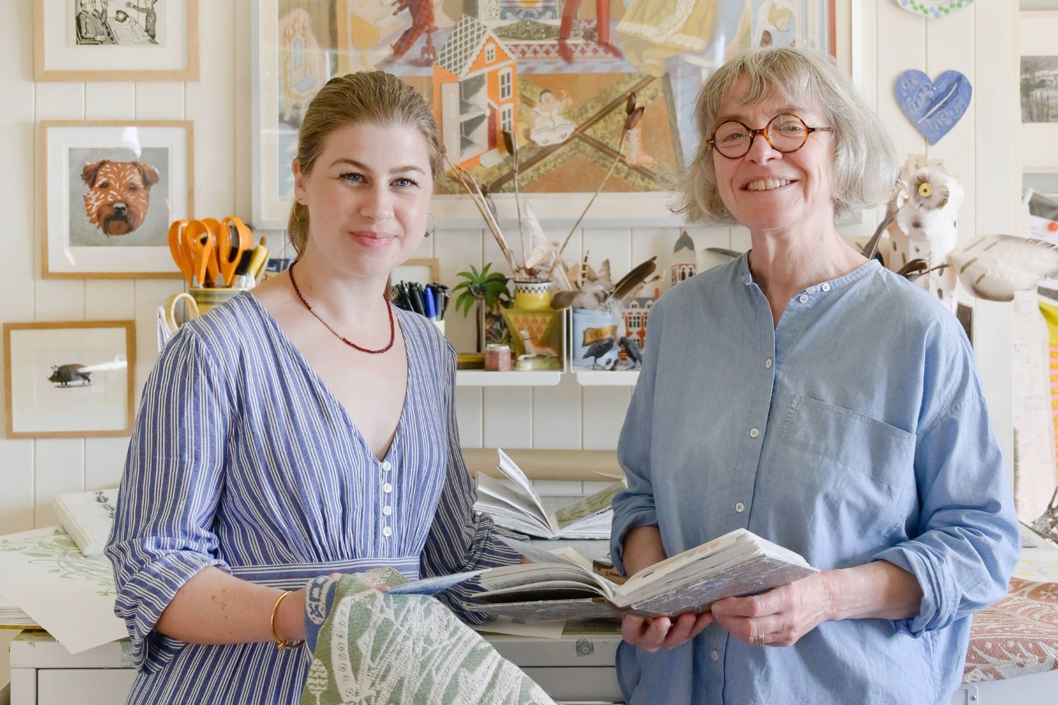 Co-Founder of the British Blanket Company, Bethan John made the trip to Angie Lewin's home and studio in Scotland to learn about her creative process and how our collaboration blankets came to be.