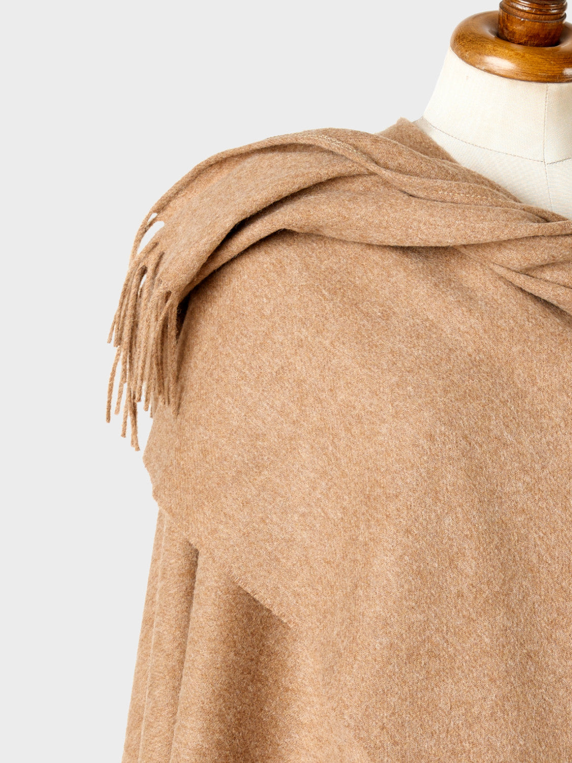 wearable blanket wrap shawl made from soft merino lambswool by The British Blanket Company